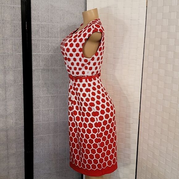 BRAND NEW CONNECTED APPAREL CAP SLEEVE SHEATH DRESS - Picture 8 of 13